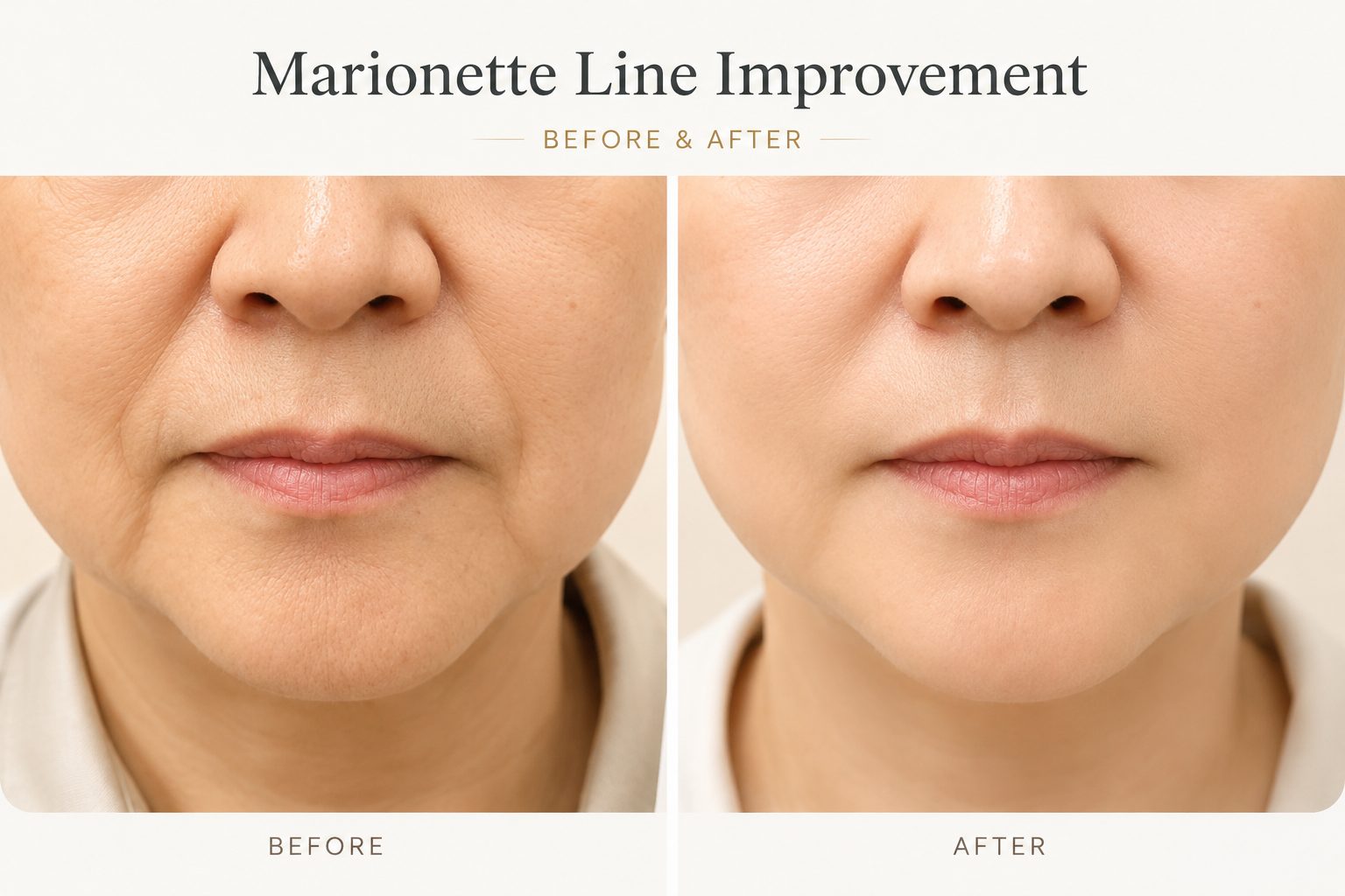 Gold Lift Before and After — Jawline Tightening — Elea Clinic Bali