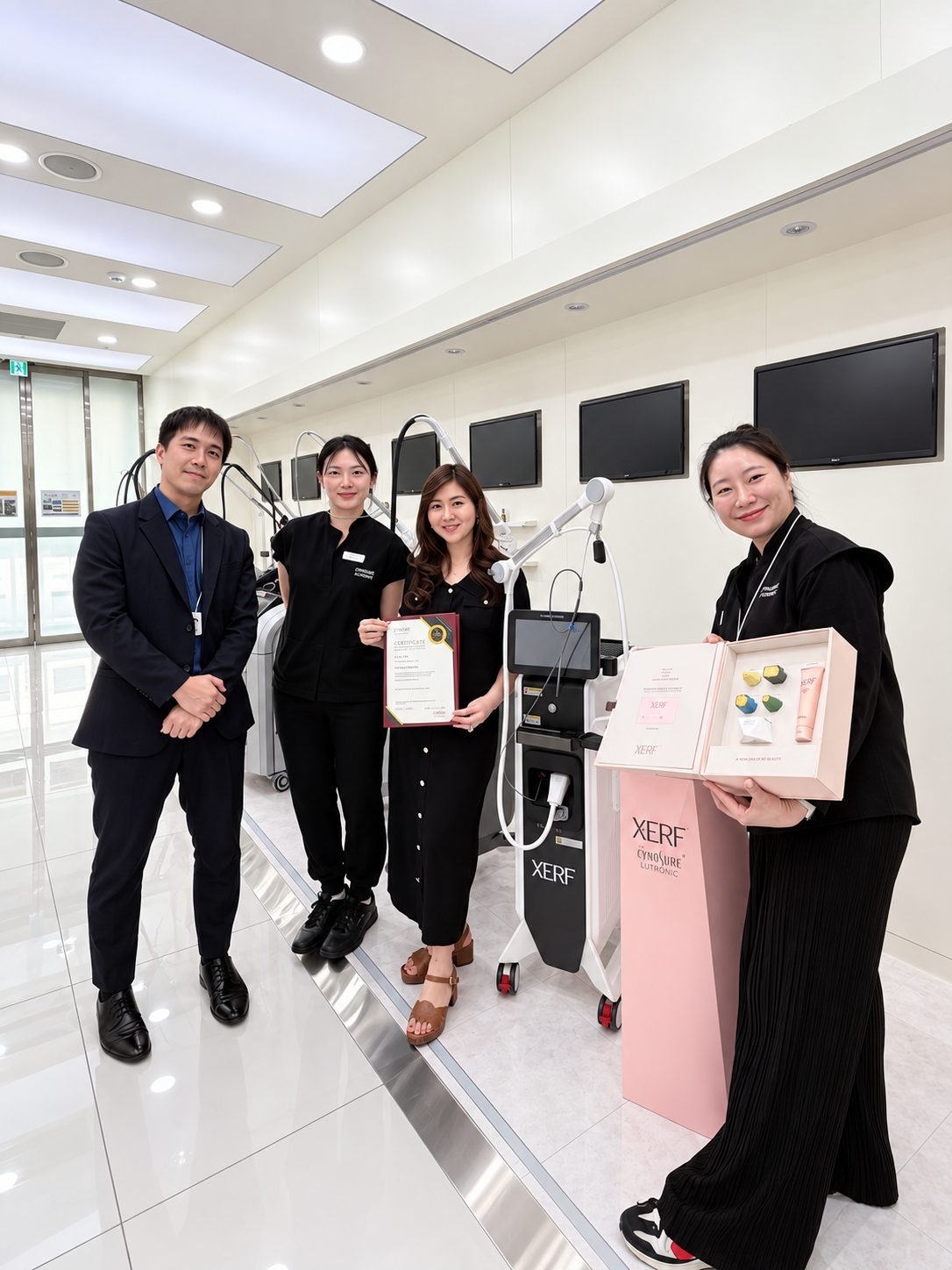 The Cynosure Lutronic Academy training facility in Korea